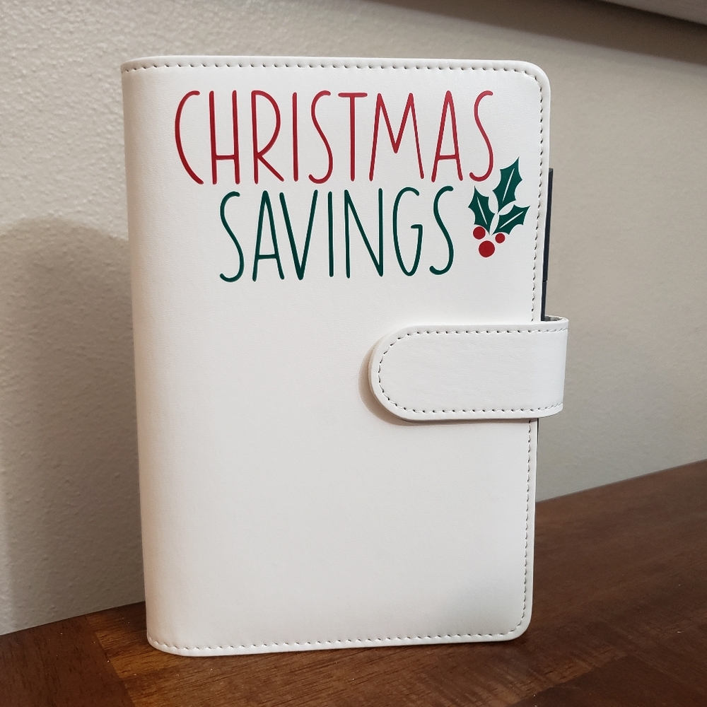 Christmas cash savings binder